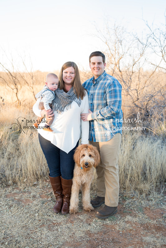 Family photography with dog, fall photographs